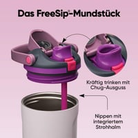 Nerezová fľaša na vodu Owala FreeSip Sway 30 oz vo farbe Dreamy Fields – nepriepustná fľaša na pitie 3