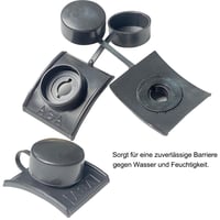OWDFF Sinus 76/18 Tetőfedő Kupola Hullámlemezhez 100db Sötétszürke 6