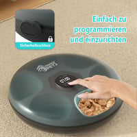 Ownpets 6 adagos automata macskaeledel adagoló időzítővel, nedves és száraz táp 8