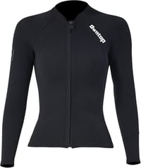 Owntop 2mm Neoprén Búvárruha Felső Férfi Női Hosszú Ujjú Cipzárral 1