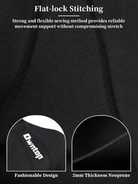Owntop 2mm Neoprén Búvárruha Felső Férfi Női Hosszú Ujjú Cipzárral 5
