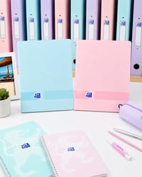 Prezentačný obal Oxford Color Life A4, 40 vreciek / 80 listov, pastelová ružová 4