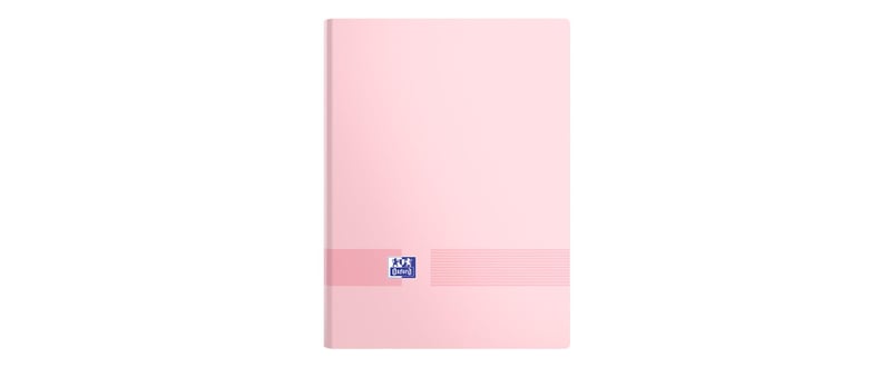 Prezentačný obal Oxford Color Life A4, 40 vreciek / 80 listov, pastelová ružová