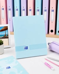 Dosar de prezentare Oxford Color Life A4, 80 vederi / 40 de buzunare, bleu pastel, mapă cu inele pentru fotografii 2