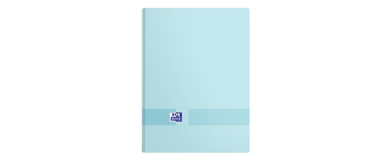 Dosar de prezentare Oxford Color Life A4, 80 vederi / 40 de buzunare, bleu pastel, mapă cu inele pentru fotografii