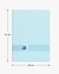Dosar de prezentare Oxford Color Life A4, 80 vederi / 40 de buzunare, bleu pastel, mapă cu inele pentru fotografii 3
