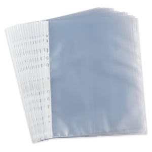 Folii de protecție documente Oxford ELBA A4, transparente, perforate, antireflex, pachet 200 bucăți