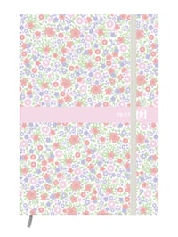 Diár Oxford Flowers 2026-2027 – 1 deň/strana, 352 strán, 12x18 cm, ružový 1