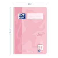 Caiet Oxford A4 Touch, liniatură 27, pastel coral, set de 15 bucăți 6