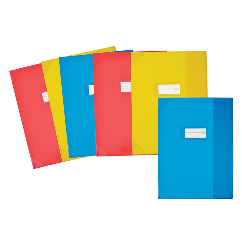 Copertă pentru caiet Oxford 24x32 cm Calitate Premium Culori Asortate Set 6 bucăți