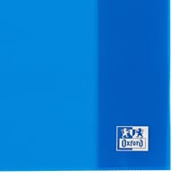 Copertă pentru caiet Oxford A4, plastic albastru transparent, set de 25 bucăți 6