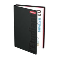 Agendă școlară Oxford L'Etudiant BAC Première 2026-2027 - Planificator zilnic, 12x18 cm, copertă PVC buretată, negru 7