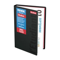 Agendă școlară Oxford L'Etudiant BAC Première 2026-2027 - Planificator zilnic, 12x18 cm, copertă PVC buretată, negru 2