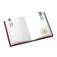Agendă școlară Oxford L'Etudiant BAC Première 2026-2027 - Planificator zilnic, 12x18 cm, copertă PVC buretată, negru 3