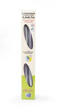 Copertă transparentă pentru cărți Oxford Le Bon Estudent, 40x270 cm, PVC, grosime 8/100, set de 2 bucăți, pentru până la 10 cărți A4 1