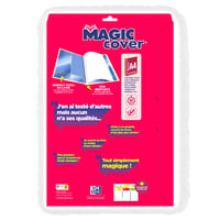 Oxford Magic-Cover A4 PP 7,5/100 mikrónov obal na knihy – hladký, priehľadný, 10 ks 2