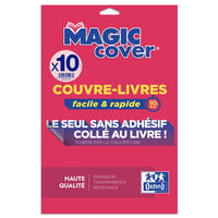 Oxford Magic-Cover A4 PP 7,5/100 mikrónov obal na knihy – hladký, priehľadný, 10 ks 1