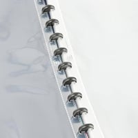 Dosar cu inele Oxford Polyvision A4 cu 20 de folii transparente și sistem Vario-Zip, mapă de prezentare albă 6