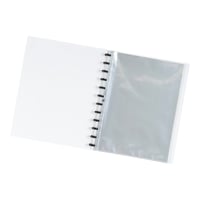 Dosar cu inele Oxford Polyvision A4 cu 20 de folii transparente și sistem Vario-Zip, mapă de prezentare albă 4
