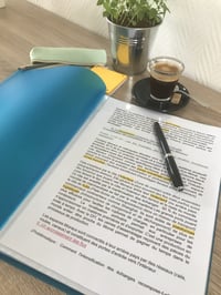 Dosar cu șină Oxford Polyvision A4, 30 de buzunare, 60 de pagini, copertă din polipropilenă, albastru 2