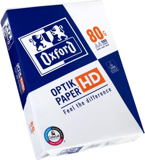 Oxford Optik Paper HD A4 papir za kopiranje 80 g/m² 500 listova bijeli papir za printer laserski tintni — oštećeno pakiranje (stanje: vidi 2. sliku)