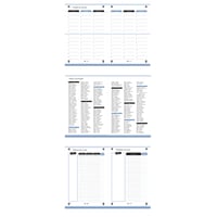 Agendă școlară Oxford 2017-2018 – 1 zi/pagină, 352 pagini, 12x18 cm, albastru, agendă școlară în limba franceză 4
