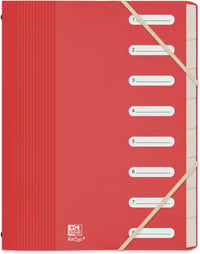 Oxford Standard School Life Recyc+ A4 iratmappa 8 pozíciós, újrahasznosított PP borítóval 3