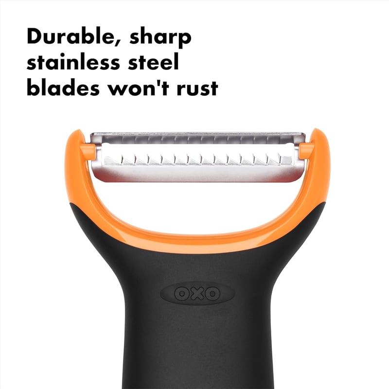 Set de Ustensile de Bucătărie OXO Good Grips cu Mâner Ergonomic - Curățător pentru Julienne