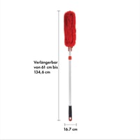 Teleskopická prachovka z mikrovlákna OXO Good Grips s hliníkovou rukoväťou, 135 cm, na jednoduché upratovanie vysokých plôch 3
