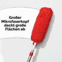 Teleskopická prachovka z mikrovlákna OXO Good Grips s hliníkovou rukoväťou, 135 cm, na jednoduché upratovanie vysokých plôch 5