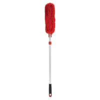 Teleskopická prachovka z mikrovlákna OXO Good Grips s hliníkovou rukoväťou, 135 cm, na jednoduché upratovanie vysokých plôch 1