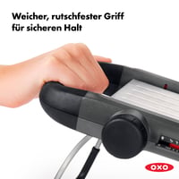 OXO Good Grips Profi rezač voća i povrća 2.0 – profesionalna mandolina za rezanje, nehrđajući čelik, siva 8