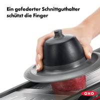OXO Good Grips Profi rezač voća i povrća 2.0 – profesionalna mandolina za rezanje, nehrđajući čelik, siva 7