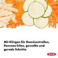 OXO Good Grips Profi rezač voća i povrća 2.0 – profesionalna mandolina za rezanje, nehrđajući čelik, siva 2