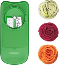 OXO Good Grips rozsdamentes reszelő és szeletelő szett spirálvágóval - Burrs & Slice Set 9