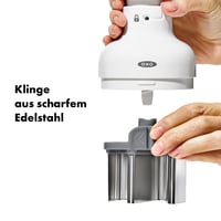 OXO Good Grips ručna sjeckalica za povrće – praktična kuhinjska sjeckalica za luk, češnjak i povrće 3