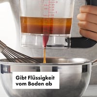 OXO Good Grips Nádoba na oddeľovanie tuku z výpeku, 1 l, priehľadná, so silikónovým ventilom, vstavaným sitkom, vhodná do umývačky riadu 5
