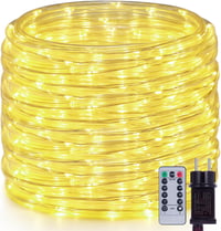 OxyLED Fénykábel 20m - 300 LED Meleg Fehér Kültéri-Beltéri Világítás IP44 Vízálló, 7 Üzemmód, Időzítővel, Kerthez, Ünnepekhez, Esküvőhöz 1
