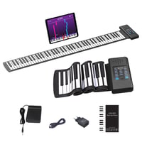 Skladací rolovací klavír OYAYO PD88, 88 klávesov, MIDI, Bluetooth, USB 2