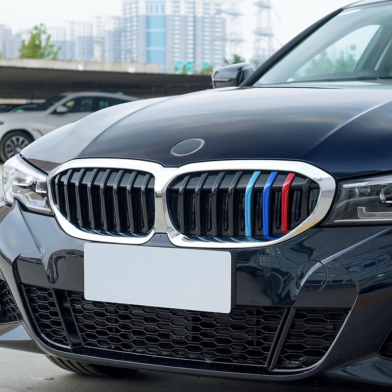 OYDDL 3 részes elülső rács betét BMW 3-as G20 G21 2019-2022 veseforma rács