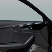 OYDDL Szénszálas Ajtópanel Szellőző Borítás - 4 db Karbon Matrica Szett Audi A4/S4/RS4/A5/S5/RS5 Modellekhez (2016-2025) Belső Dekoráció 6