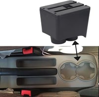 OYHCM Volkswagen Polo 9N Középső Kartámasz Fekete 2002-2009 Tárolóval 2