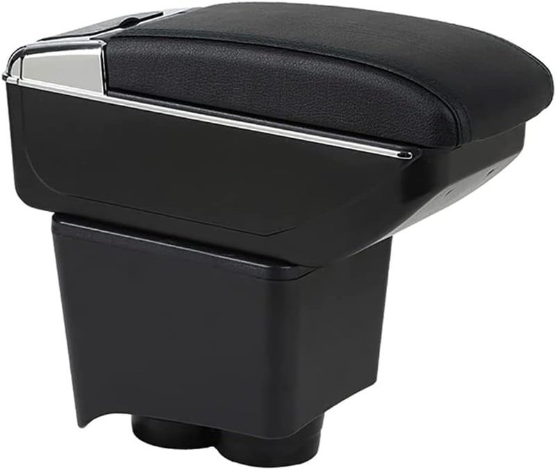 OYHCM Volkswagen Polo 9N Középső Kartámasz Fekete 2002-2009 Tárolóval