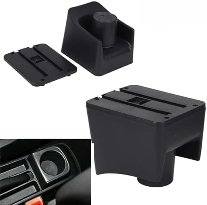OYHCM VW Polo Mk5 6R (2010-2018) Középső Kartámasz Tárológömbös Fekete