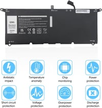 Acumulator laptop Oyomba pentru Dell XPS 13 7930 9380 9370 7391 7390 5390 5391 7490 Vostro 4