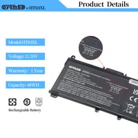 Notebook batéria Oyomba HT03XL L11119-855 pre HP Pavilion 14-CE 14-CF 14-CK 14-CM 14-DK 15-DA 15-CS 15-DB 15-CW 17-BY 17-CA 240 245 250 255 HSTNN-DB8S 4100mAh 47Wh 2