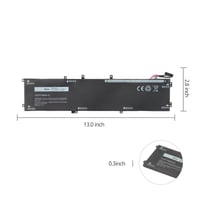 Batéria do notebooku Oyomba pre Dell Precision 5510 5520 M5510 M5520 XPS 15 9550 sériu P56F P56F001 4GVGH 1P6KD 01P6KD T453X 0T453X 5