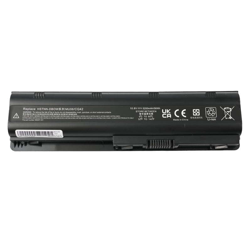 Oyomba MU06 MU09 Batéria do notebooku HP G62 G42 DV6 DV7 G72 G6 G7 CQ58 Pavilion DM4 G56 593553-001 HSTNN-LB0W 10.8V 5200mAh