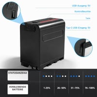 Sada batérií Oyomba NP-F970 7800 mAh Li-ion, 2 ks, kompatibilná so Sony NP-F980 NP-F960 NP-F750 NP-F930, DCR-VX2100, DSR-PD150, FDR-AX1, HDR-AX2000, USB 6