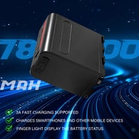 Sada batérií Oyomba NP-F970 7800 mAh Li-ion, 2 ks, kompatibilná so Sony NP-F980 NP-F960 NP-F750 NP-F930, DCR-VX2100, DSR-PD150, FDR-AX1, HDR-AX2000, USB 3